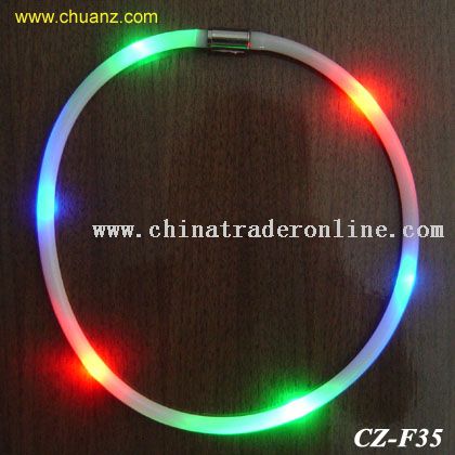 Mood Changing LED Fiber Optic Necklace  from China